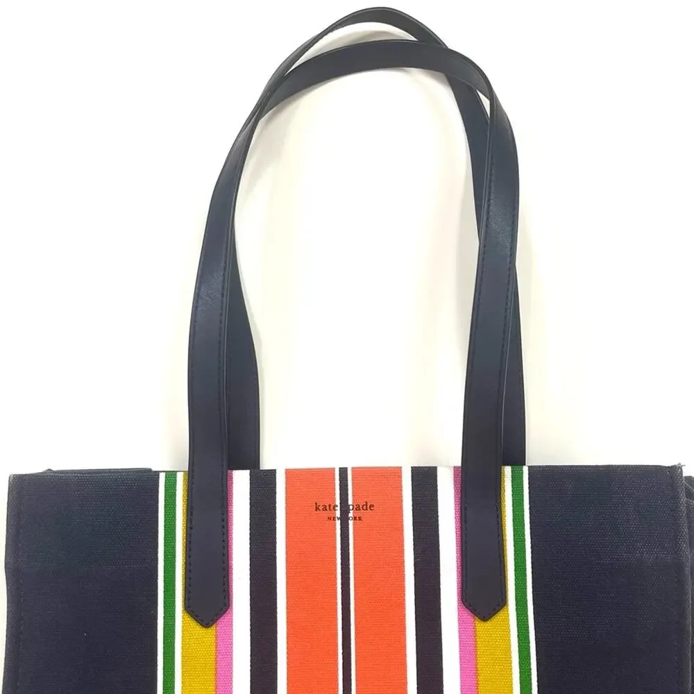 Kate Spade Kitt Large Striped Tote